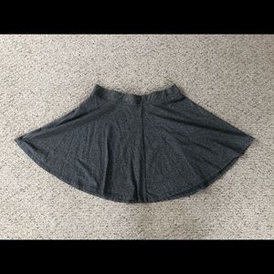 Grey circle skirt